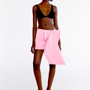 Zara silk mini skirt